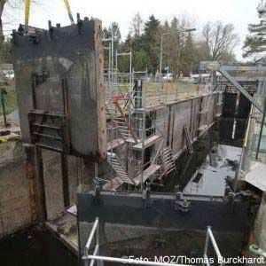 Schleuse Eichhorst Instandsetzung 2020 - Ausbau